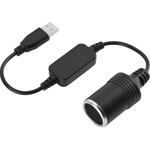 【送料無料】LUYING シガーソケット usb メス変換アダプタコード usb シガーソケット 変換 車載充電器 ..