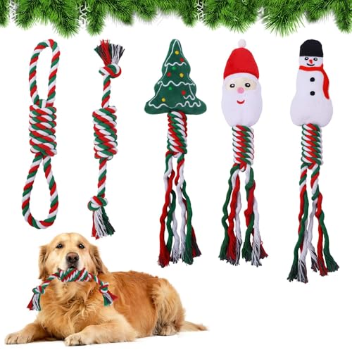 【送料無料】IRRVIN 5個パック 犬 おもちゃ ロープ 噛む 犬用おもちゃ 音が鳴る 犬噛むおもちゃ 犬 ク..