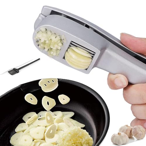 【送料無料】にんにくつぶし器 PluieSoleil ガーリックプレス 丈夫なステンレス鋼 手作業の省力化 デュ..