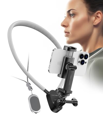 【送料無料】Uandear gopro マウント【2024年安定性New-Pro】磁気式 POVネックフォンホルダー スマホ ..