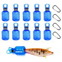 【送料無料】TVETE エギホルダー エギ カバー エギケース エギホルダー 【2.4CM*5.2cm 10個入り】 4号エギ収納 D型フック付け フックカバー...