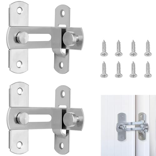 【送料無料】DEVENTORZ ドアロックフリップドアラッチ ステンレス鋼 引き戸 ア留め金 ステンレス製 ド..