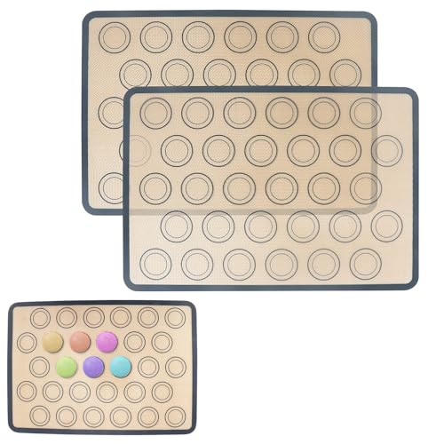 【送料無料】Liroyal ベーキングマット 2枚セット クッキングシート 製菓マット オーブンシート シルパ..