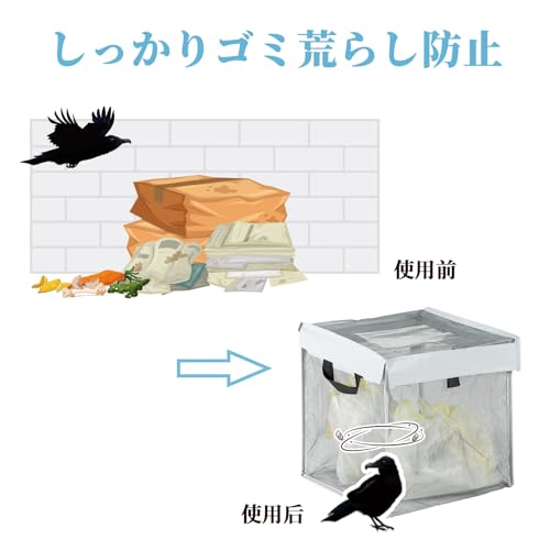 【送料無料】OFFO カラスよけゴミ箱 カラス除けゴミネット ボックスの商品画像 3