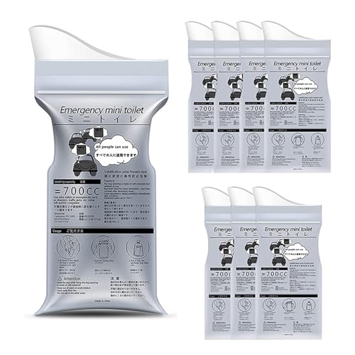 【送料無料】YINKE 簡易トイレ携帯トイレ 男女兼用 700mL ミニトイレ 消臭 使い捨て 長時間屋外活動 緊..
