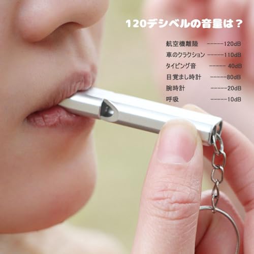 【送料無料】GLOWZEN ホイッスル 防災 笛 救援 7枚セット アルミ合金製ホイッスル 野外活動 SOS 大音量