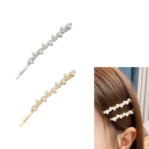 【送料無料】ChasCoCoヘアピン ヘアクリップ スリーピン ぱっちん留め ダイヤモンドヘアピン パール 一..