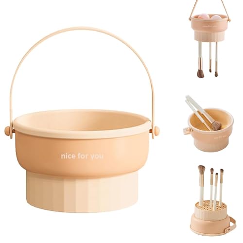 【送料無料】DEVENTORZ メイクブラシクリーナー 3in1 メイクブラシ洗浄・乾燥・収納 シリコンブラシ お..