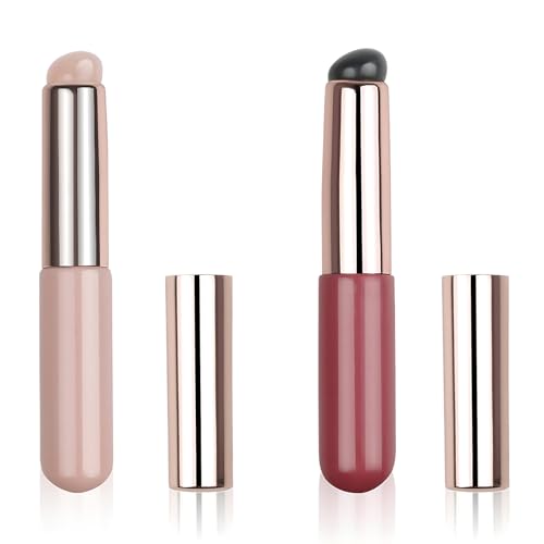 【送料無料】MAEXUS 口紅ブラシ コンシーラーブラシ リップブラシ シリカゲルリップブラシ 丸頭 化粧ブ..