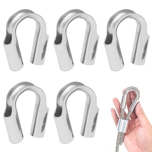 【送料無料】PAVIKEワイヤーロープ シンブル【5個】ワイヤーシンブル ステンレススチールシンブル ロー..