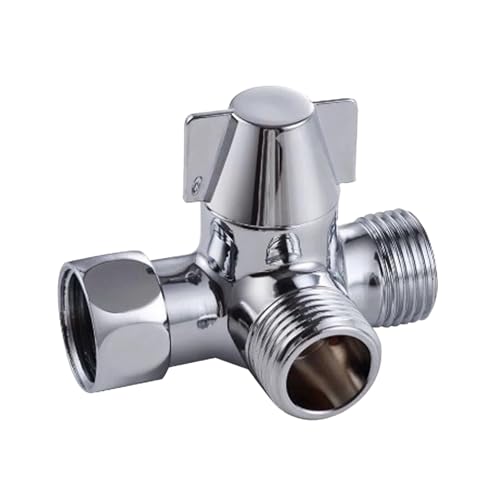 【送料無料】EsiFare 分岐水栓 水栓用パーツ 浴室 水道 蛇口 分岐 切り替え蛇口 G1/2 T形 水流切り替え..