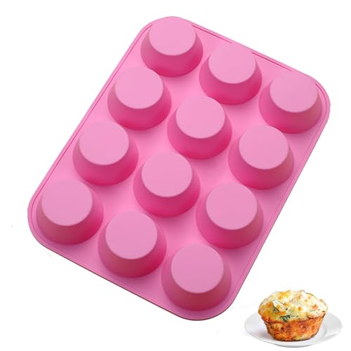 【送料無料】DEVENTORZ 丸型 シリコンモールド シリコンモールド 小さな円形12個 ベーキングシリコン型 チョコ型 シリコン型 シリコンモールド チョコレート型 お菓子型 クッキー型 ケーキ型 製菓道具 ゼリー プディング 焼き型 キッチンツール 手工芸品道具 手作り 石鹸