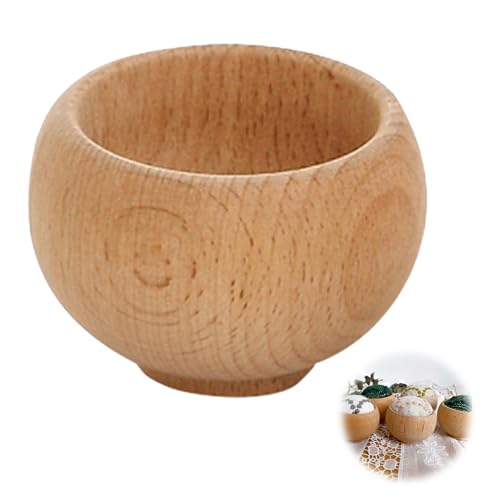 【送料無料】TVETE 刺繍針 木製ベース 刺繍針クッションベース 丸型ピンクッション クロスステッチ編み..