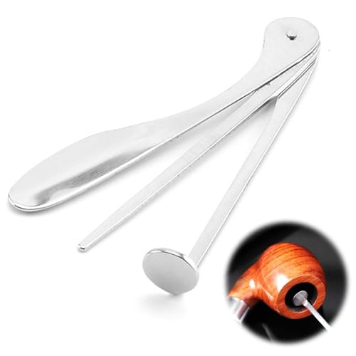 【送料無料】EsiFareタバコパイプ 3イン1 パイプ ナイフ スラッパー ステンレススチール タンパー リー..