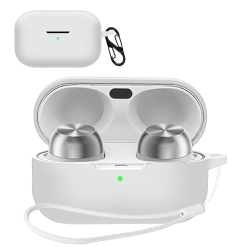 【送料無料】For Technics EAH-AZ100-S/EAH-AZ100-K 用 ケース カバー【JIAYJP】Technics EAH-AZ100 シリコン ケース 軽量 薄型 滑り止め 収納カバー 全面保護 充電便利 Technics EAH-AZ100 /Technics EAH-AZ100-S/EAH-AZ100-K保護ケース（ホワイト）