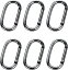 【送料無料】YFFSFDC カラビナ 小型 Oリング 6個 強力 スプリングフック 耐久性強 キーホルダー 生活雑..