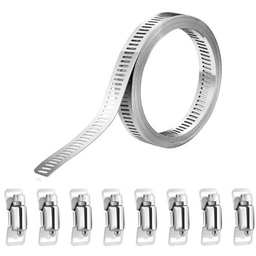 【送料無料】DFsucces ステンレスバンド ホースバンド 3m マフラーバンド バイクパーツ 排気ダクト 耐..