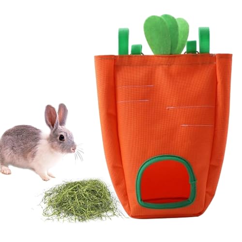 【送料無料】EsiFare 牧草入れ 兎 餌入れ 可愛い 布製 牧草フィーダー 散らからない モルモットフード ..