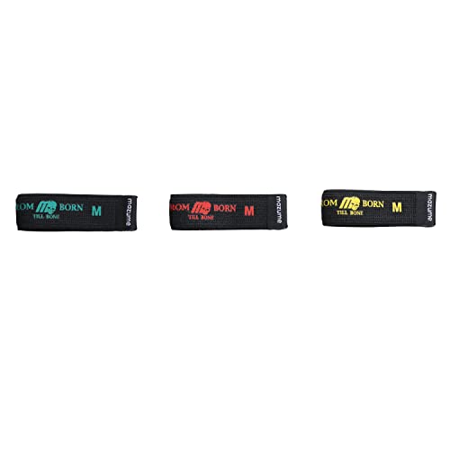 【送料無料】mazume スプールベルト 3色セット (レッド、イエロー、グリーン)