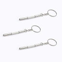 【送料無料】LeTradeJP メガネ用精密ドライバー 3本セット 多機能三位一体ドライバー 修理工具 メガネアクセサリー 携帯用多機能ドライバー 電子製品・カメラ・時計・メガネ・スマホに適用