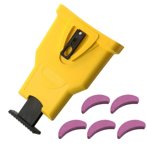 【送料無料】EsiFare チェーンソー目立てセット 砥石 6個入り チェンソー目立てシャープナー チェーン..