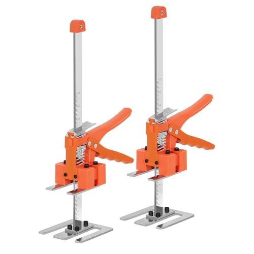 【送料無料】KELIXU ハンドリフティングツールジャッキ 労力節約アームジャック 2個セット 精密ロケーター 修理用 構築ツール 省力化アーム 多機能高さ調整リフティング器具 キャビネットジャック パネルドア ボードリフター 壁、床、ドア高さアジャスター タイル設置補