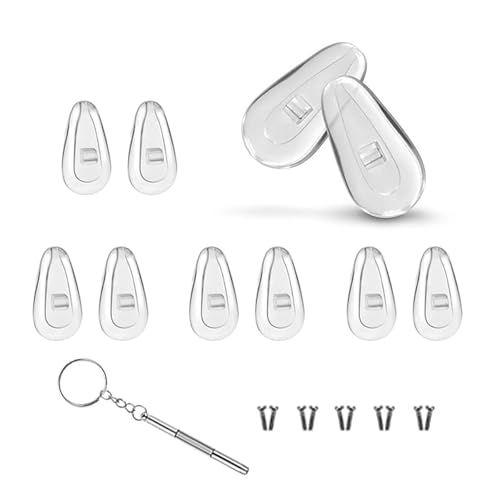 【送料無料】[LeTradeJP] メガネ 鼻パッド エアクッション 5ペア メガネずれ落ち防止 パッド跡軽減 交..