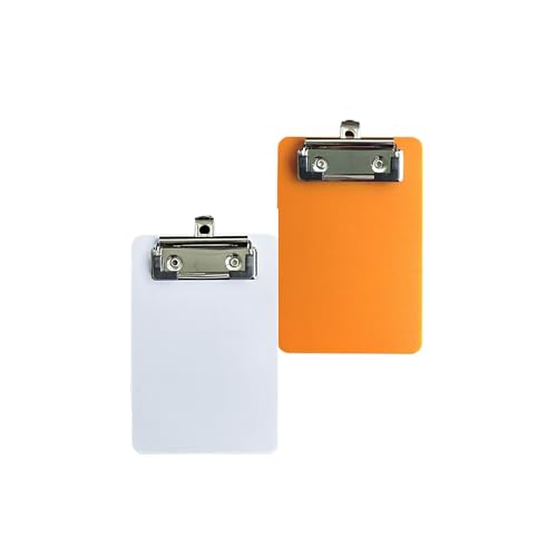 【送料無料】BLOOPIC クリップボード 薄型・静音クリ 2枚入り 書類がすっきり分けられる 用箋挟 ポケットサイズ メモ帳用 伝票バインダー 領収書 会計票整理 軽量 携帯便利