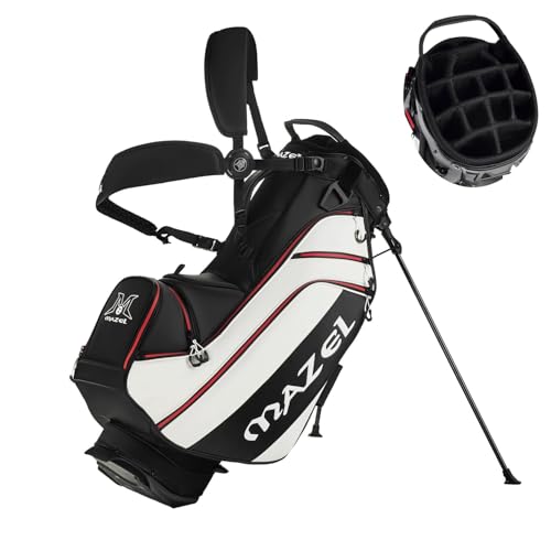 【送料無料】MAZEL (マゼル) キャディバッグ ゴルフ スタンド 14分割 47インチまで入る ゴルフバッグ メンズ レディース