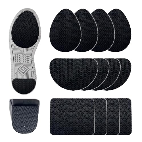 【送料無料】靴底滑り止めパッド 補修 滑り止め ゴム ヒール・グリップ 靴底の保護と修理 自由に裁断可..