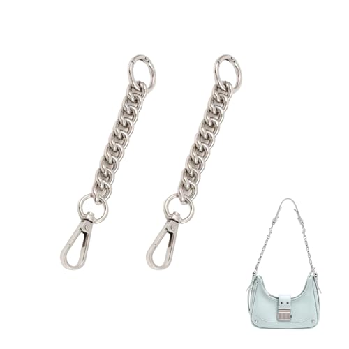 【送料無料】DEVENTORZ バッグ延長チェーン 2個セット 15cm チェーンストラップエクステンダー バッグ..