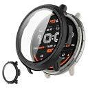 【送料無料】UIUIKA For Amazfit Active 2 44mm 専用カバー Amazfit Active 2 44mm 保護ケース セット 強化ガ...