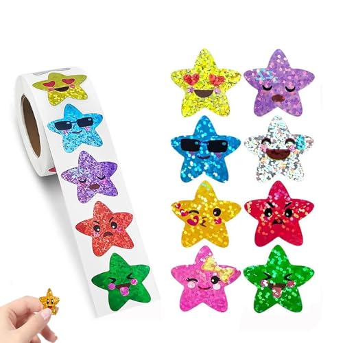 【送料無料】LeTradeJP キラキラ キラキラシール 大容量 ごほうびシール 星 ごほうび ご褒美ステッカー..