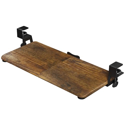 【送料無料】1homefurnit キーボードトレイ デスク 後付け 引き出し 人間工学設計 キーボードスライダ..