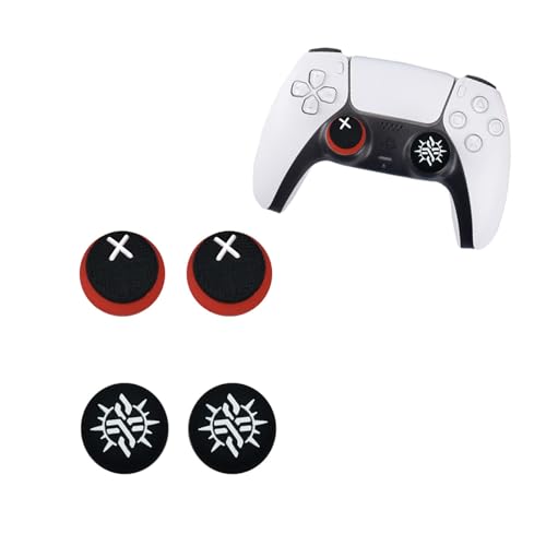 【送料無料】アナログサムグリップスティックカバー 素晴らしいノンスリップシリコンハンドル保護 PS4/PS5/Xbox用 コントローラ交換用アナログスティック カバー 親指 4個