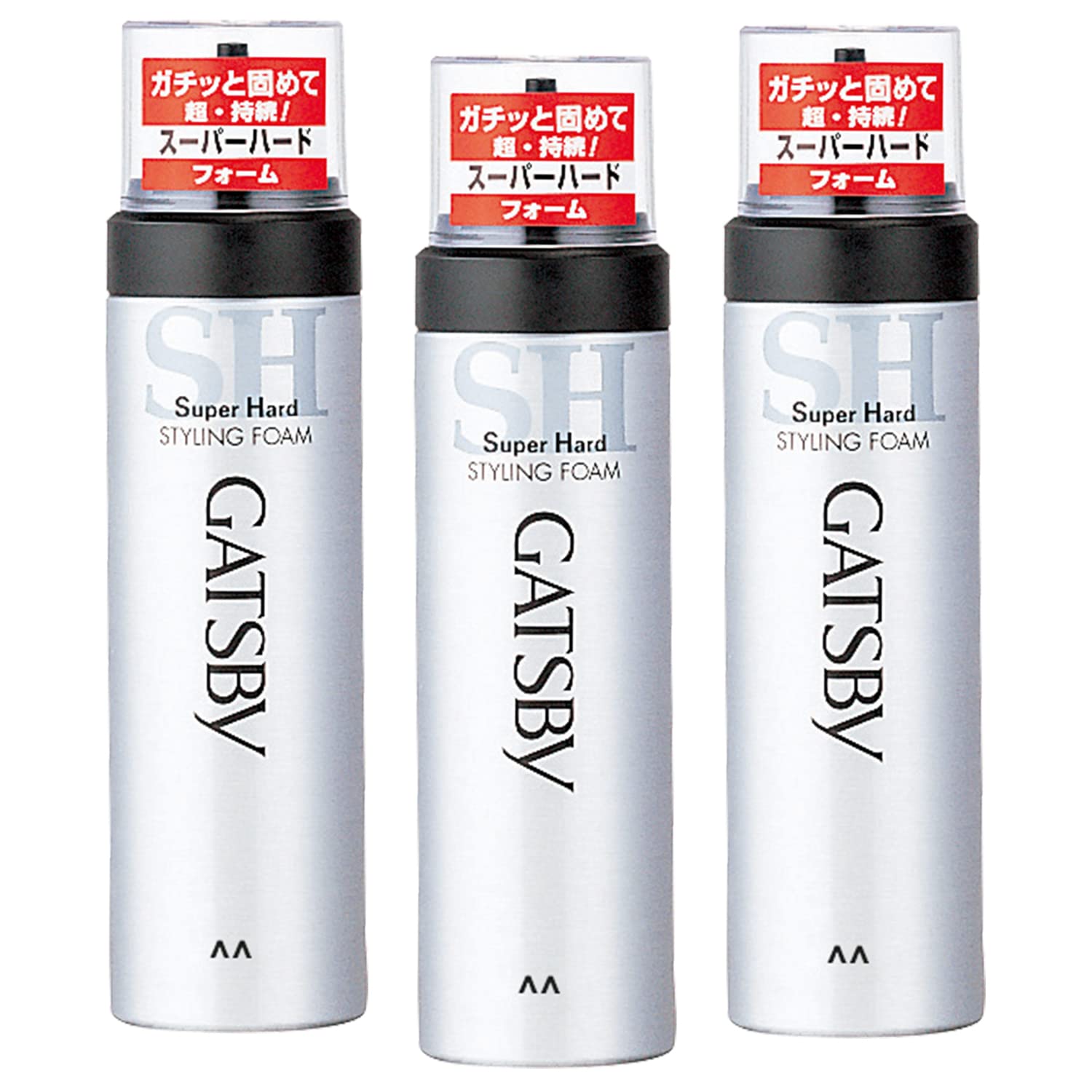 【送料無料】GATSBY(ギャツビー) スタイリングフォーム スーパーハード 整髪料 メンズ シトラス系の香り セット 185グラム (x 2) 色:---、サ...