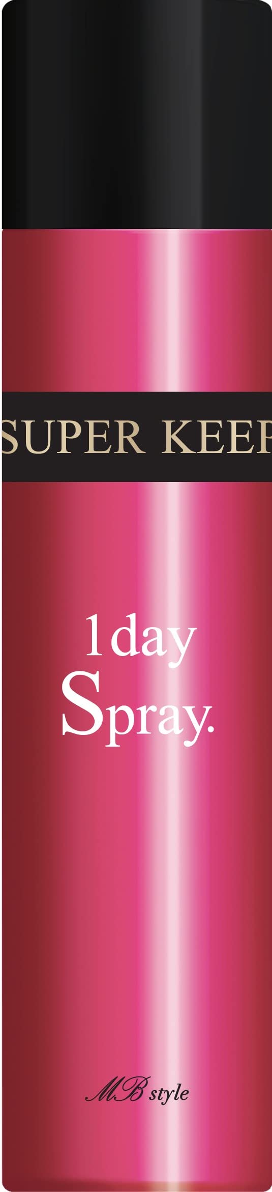 【送料無料】MBスタイル スーパーキープスプレー スタイリングスプレー 色：レッド、サイズ：120g