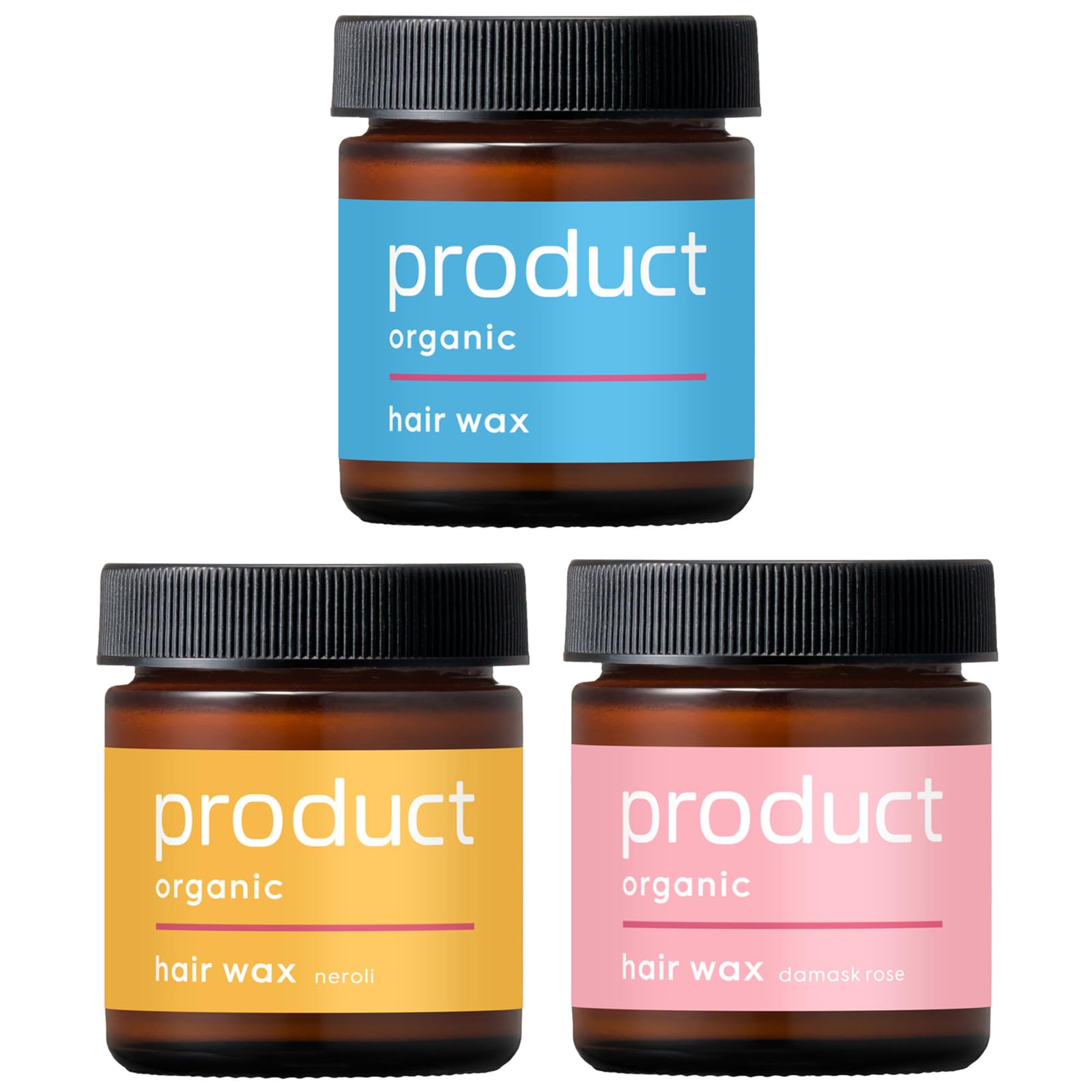 【送料無料】product(ザ・プロダクト) ヘアワックス 3種類 セット 各42g ヘアバーム オーガニック サイズ：x 3