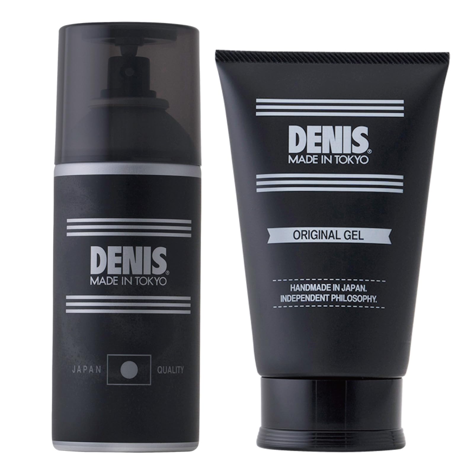【送料無料】デニスハードスプレーとハードジェルのセット＜地肌に優しいハードスタイリング剤のコンビ＞※サンプル シャンプーパウチ付