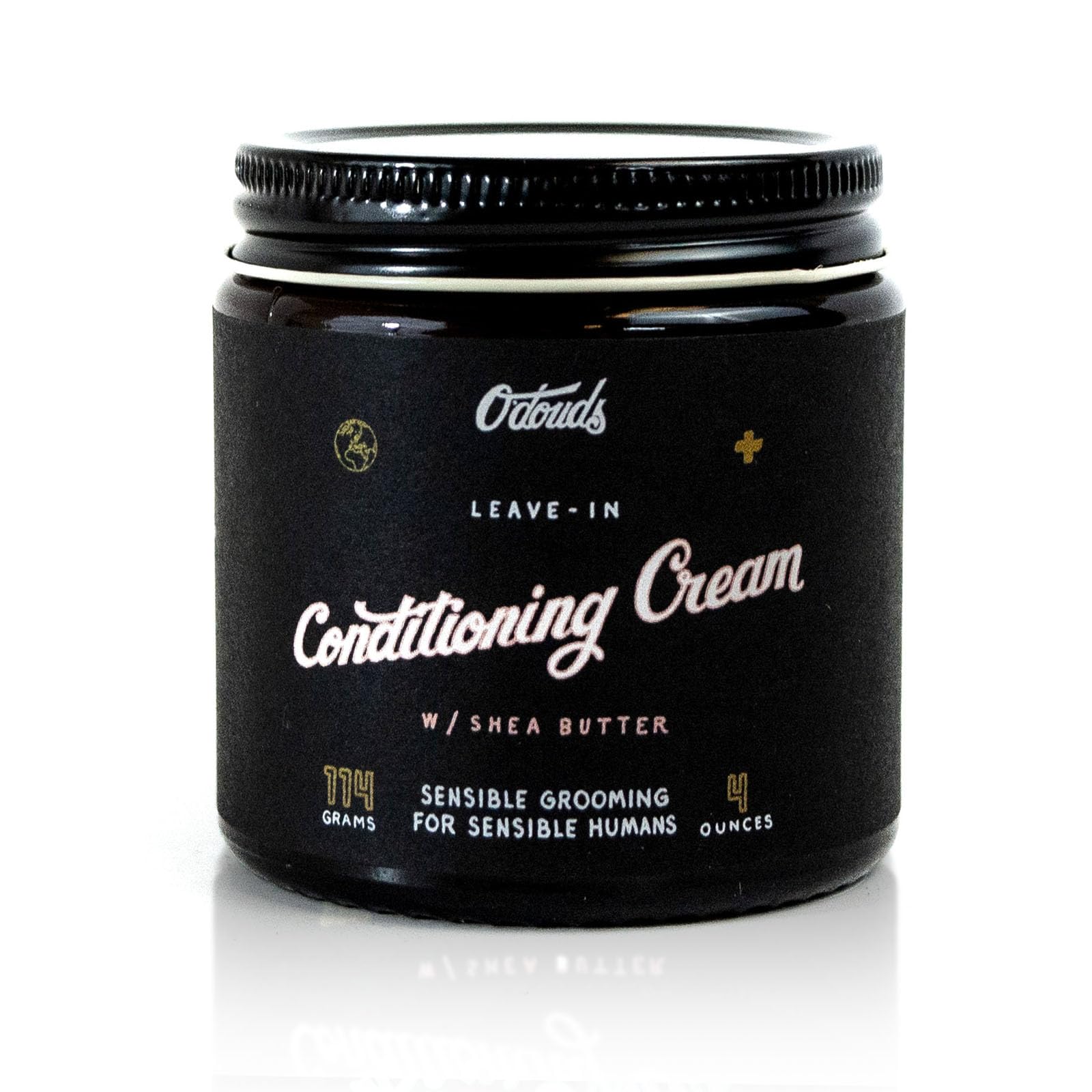 【送料無料】オダウズ コンディショニングクリーム (ヘアクリーム/水性 / 114g / マンダリン & バニラ) ヘアバーム ポマード ワックス ヘアジェル pomade ヘアグリース ヘアミルク スタイリング剤 整髪料 O'Douds 色：ブラック、サイズ：4oz(114g)