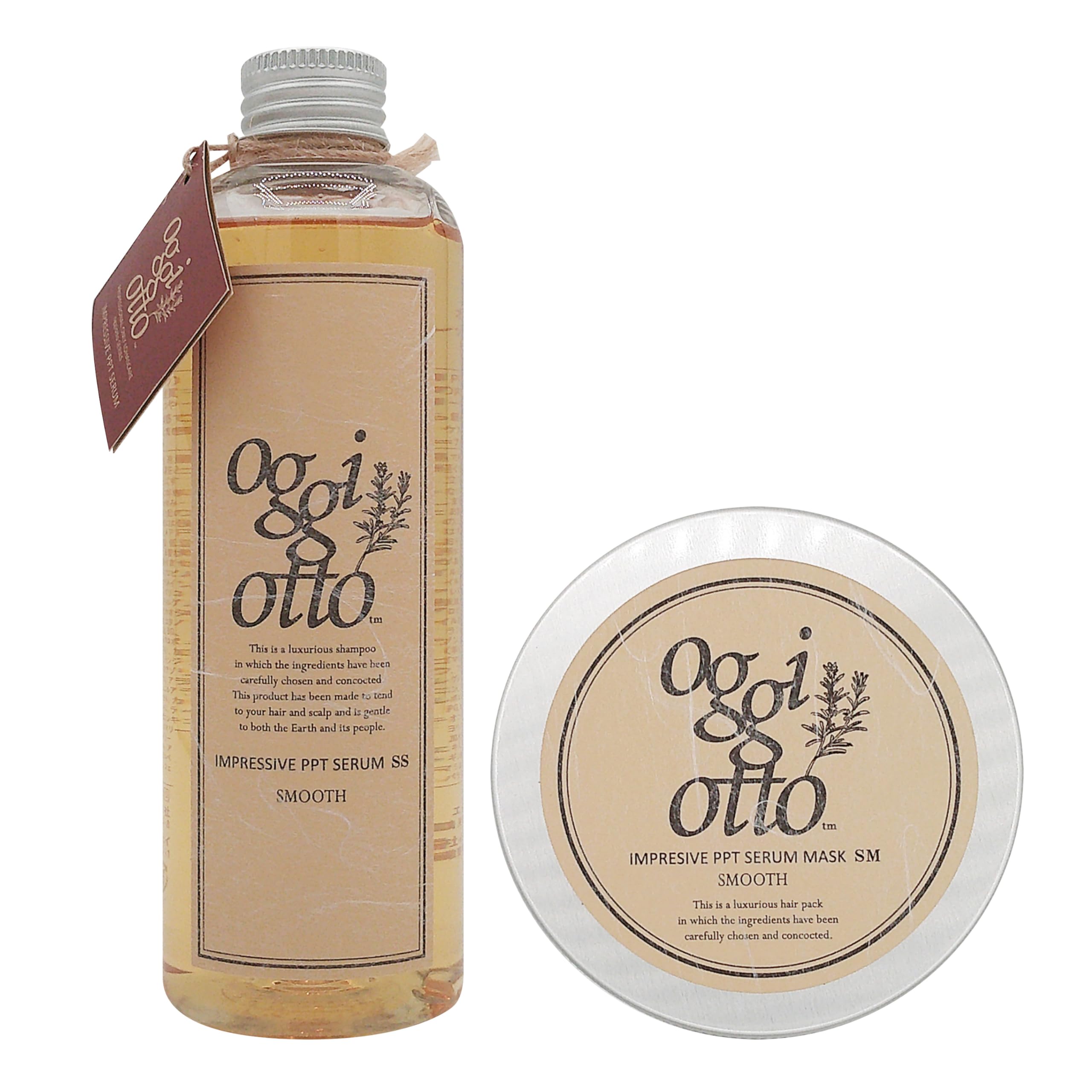 【送料無料】oggi otto オッジィオット インプレッシブPPTセラム セラムマスク スムース セット (250ml & 180g)