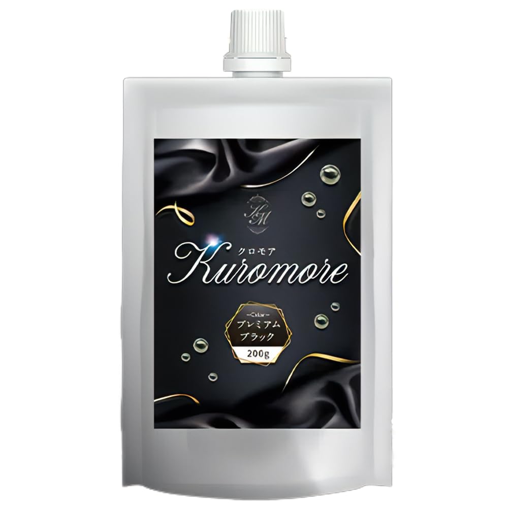 【送料無料】【KSSshop】 白髪染めkuromore(クロモア)クリームシャンプー 色：Black