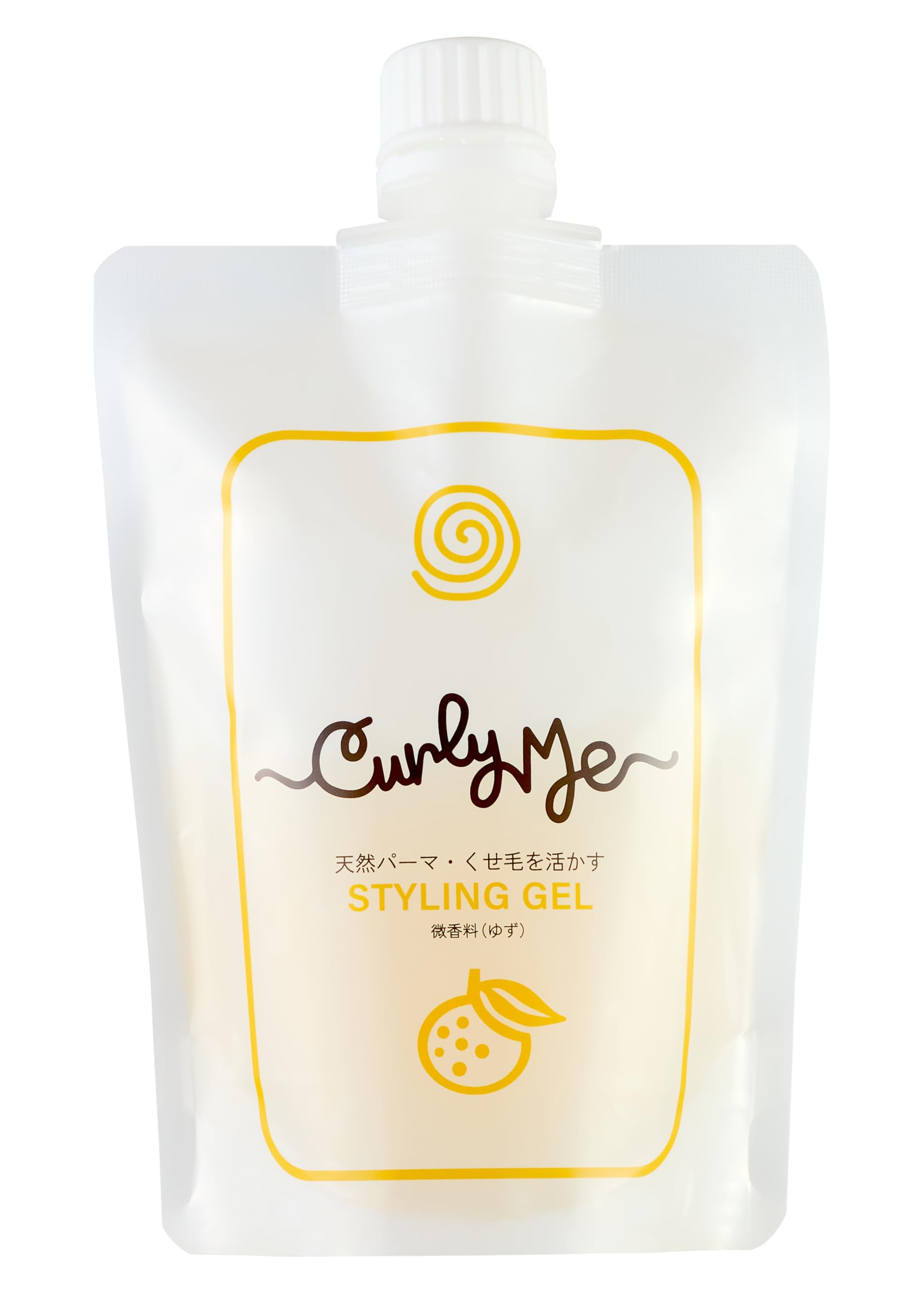 【送料無料】Curly Me(カーリーミー) ヘアースタイリングジェル 詰替え 微香料（ゆず）くせ毛を活かす..