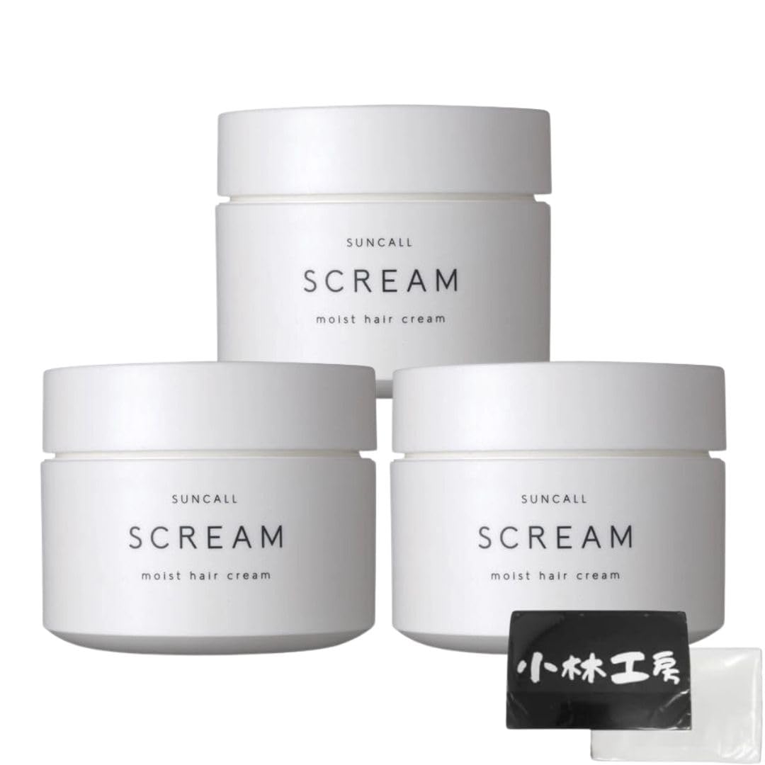 【送料無料】サンコール SUNCALL スクリム モイスト ヘアクリーム 120g×3個 オリジナルポケットティッ..