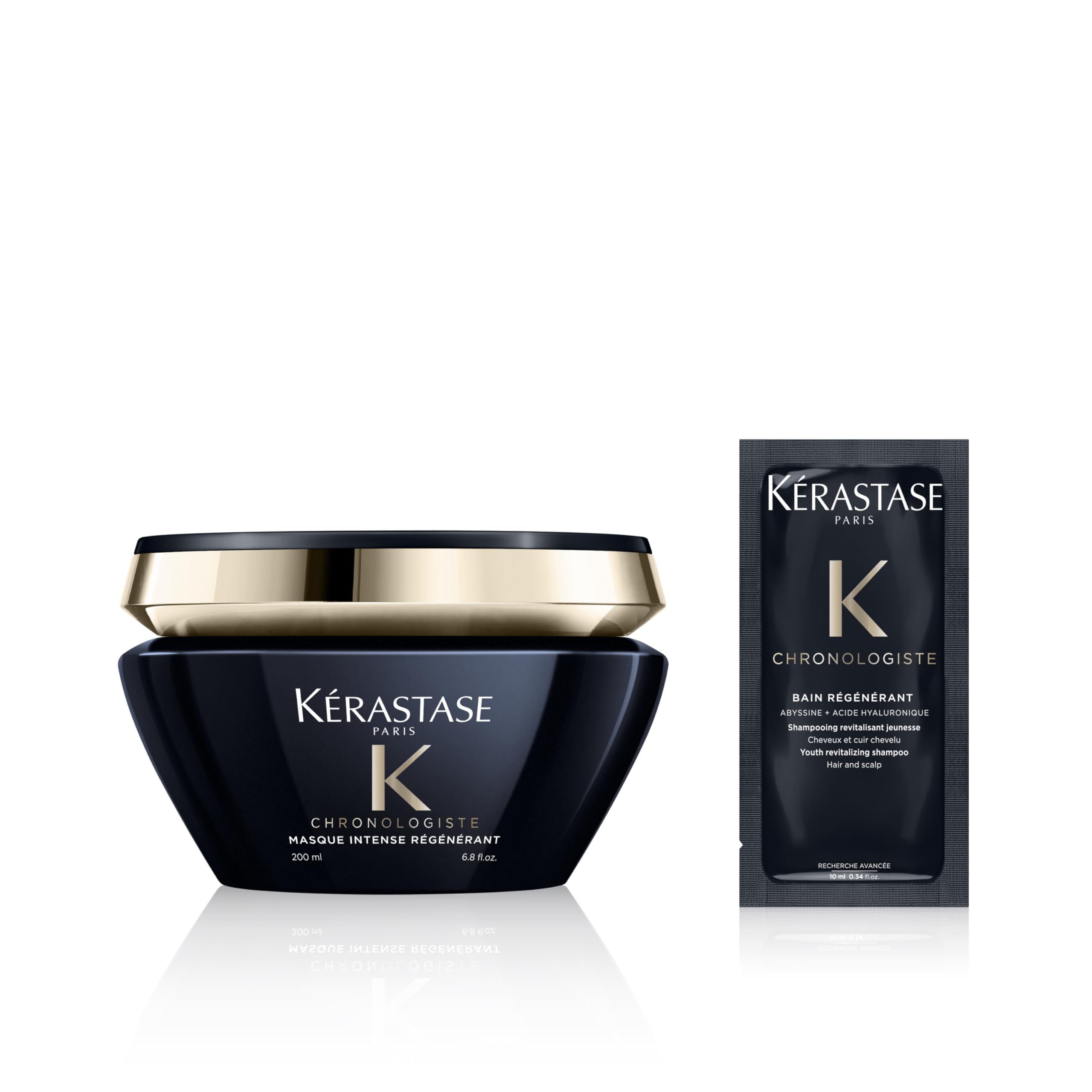 【送料無料】ケラスターゼ ヘアマスク クロノロジスト R 200mL 色：ブラック、サイズ：200mL+CHシャン..