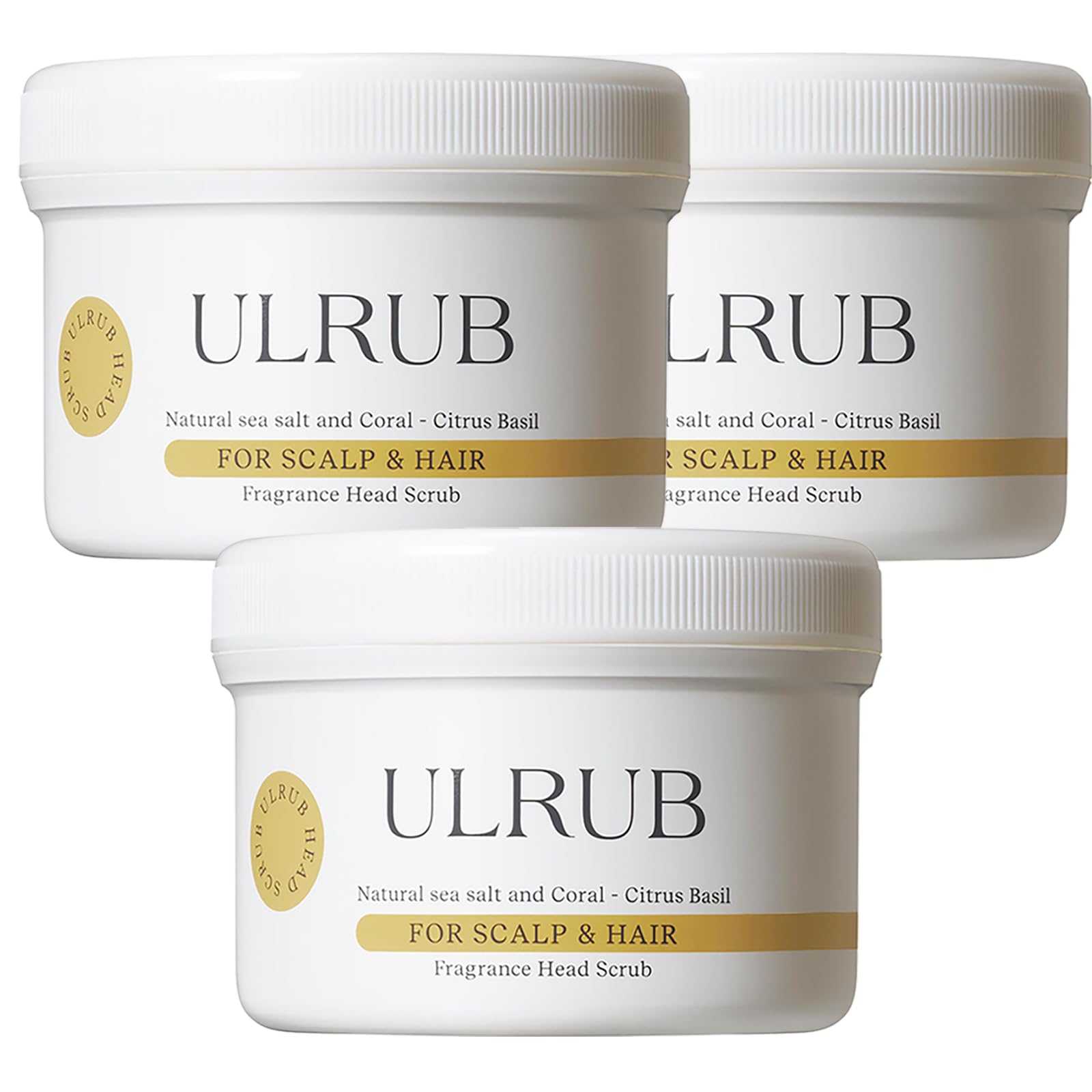 【送料無料】ULRUB ウルラブ ヘッドスクラブ 200g 【スパ体験】 シトラスバジル 香り 頭皮 毛髪 健やか..