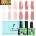 【送料無料】TOMICCA ジェルネイル カラー セット色持ち良い 初心者用カラージェル 色:透明ピンク+ヌード