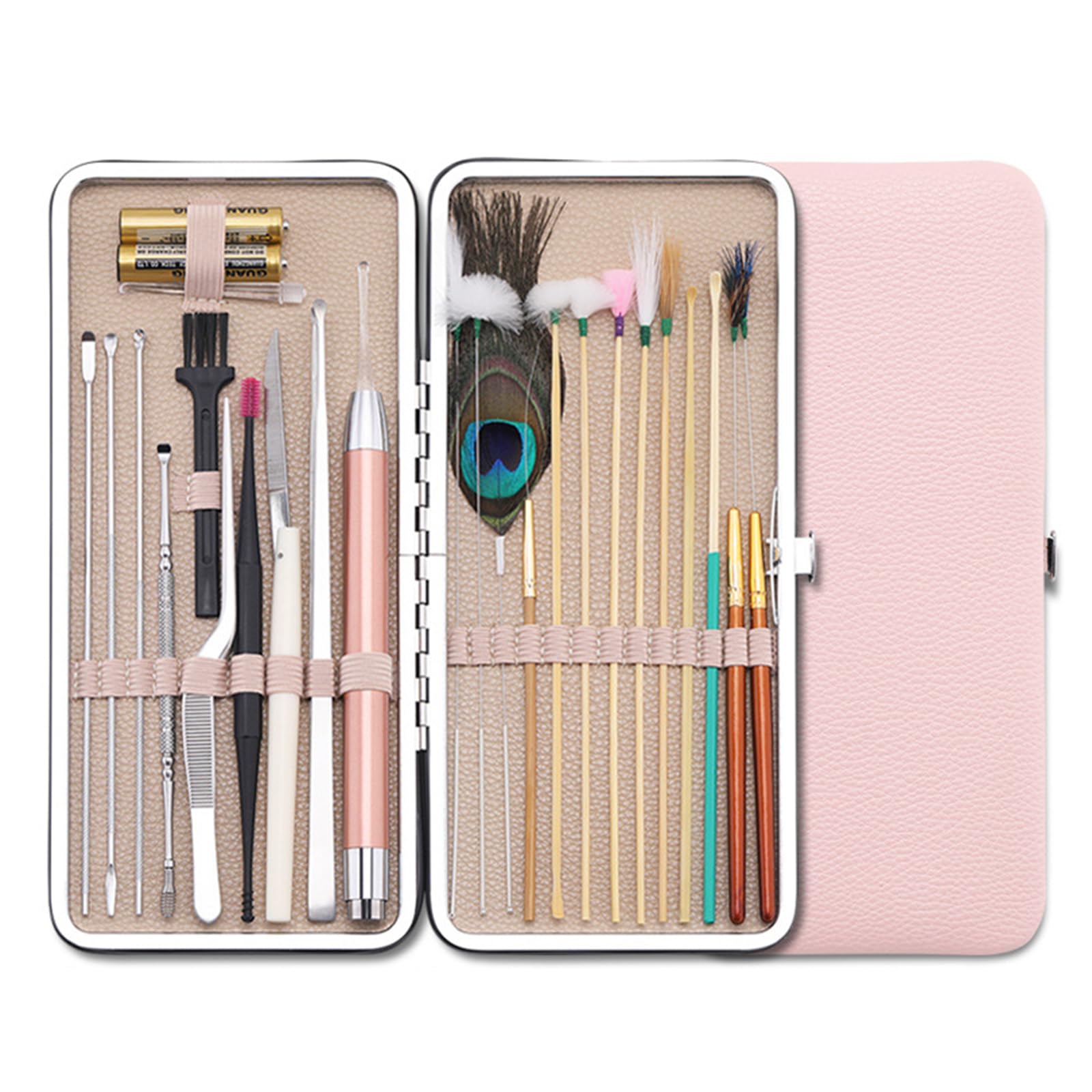 【送料無料】耳かき 耳掃除 耳掻き ステンレス イヤースコープ カメラ付き耳かき ピンセット 耳垢取り 光る耳かき 耳穴スコープ 色：A