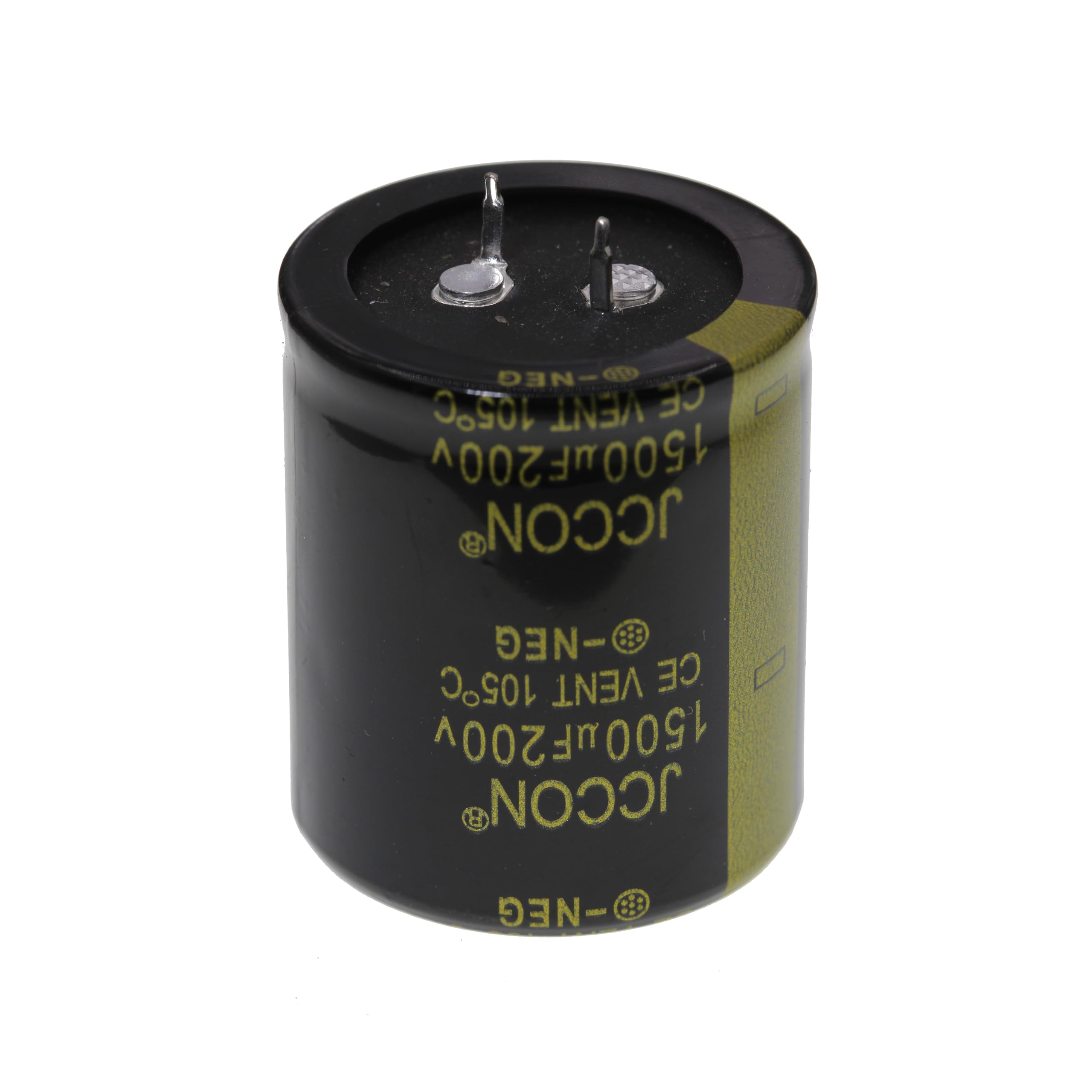 【送料無料】2 個 200V 1500uF 35x40 35x40mm 2ピンはんだスナップイン端子電解コンデンサ