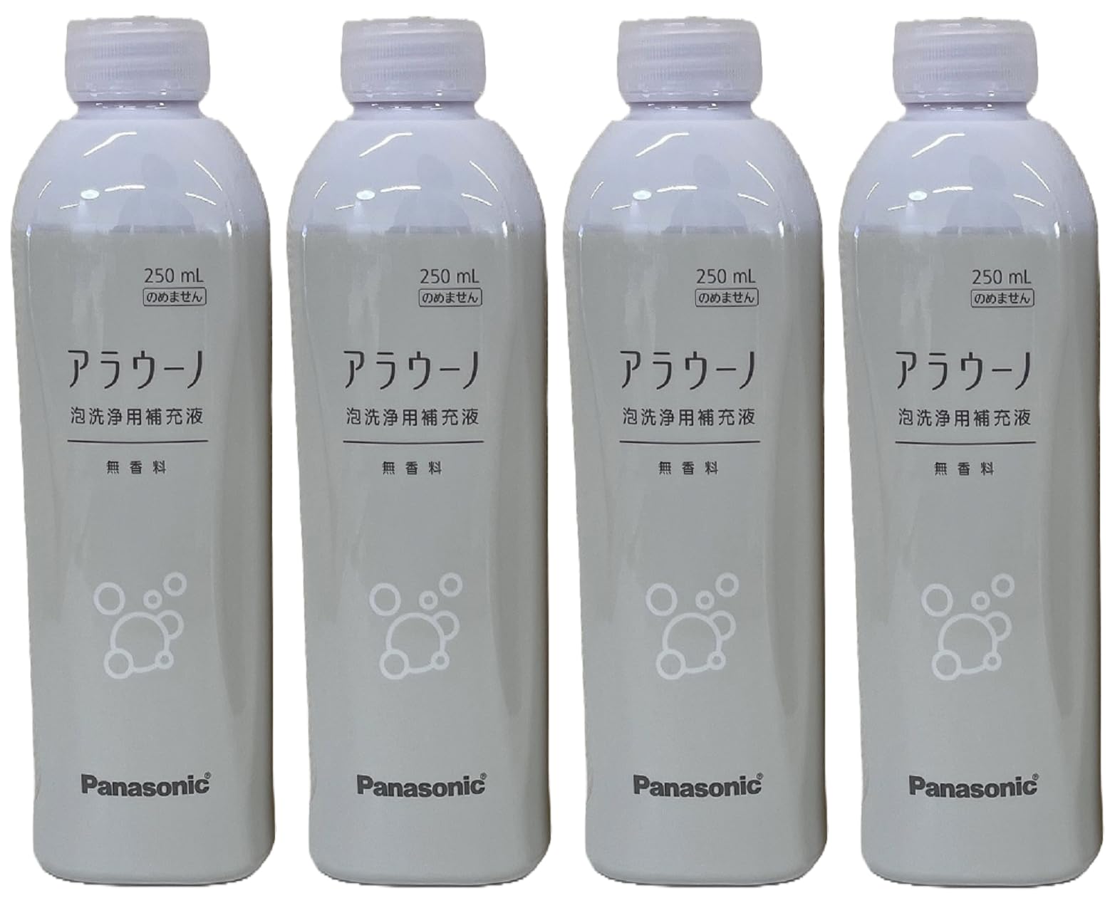 【送料無料】パナソニック 純正品 アラウーノ 泡洗浄補充液 香りなし(4本)CH399K